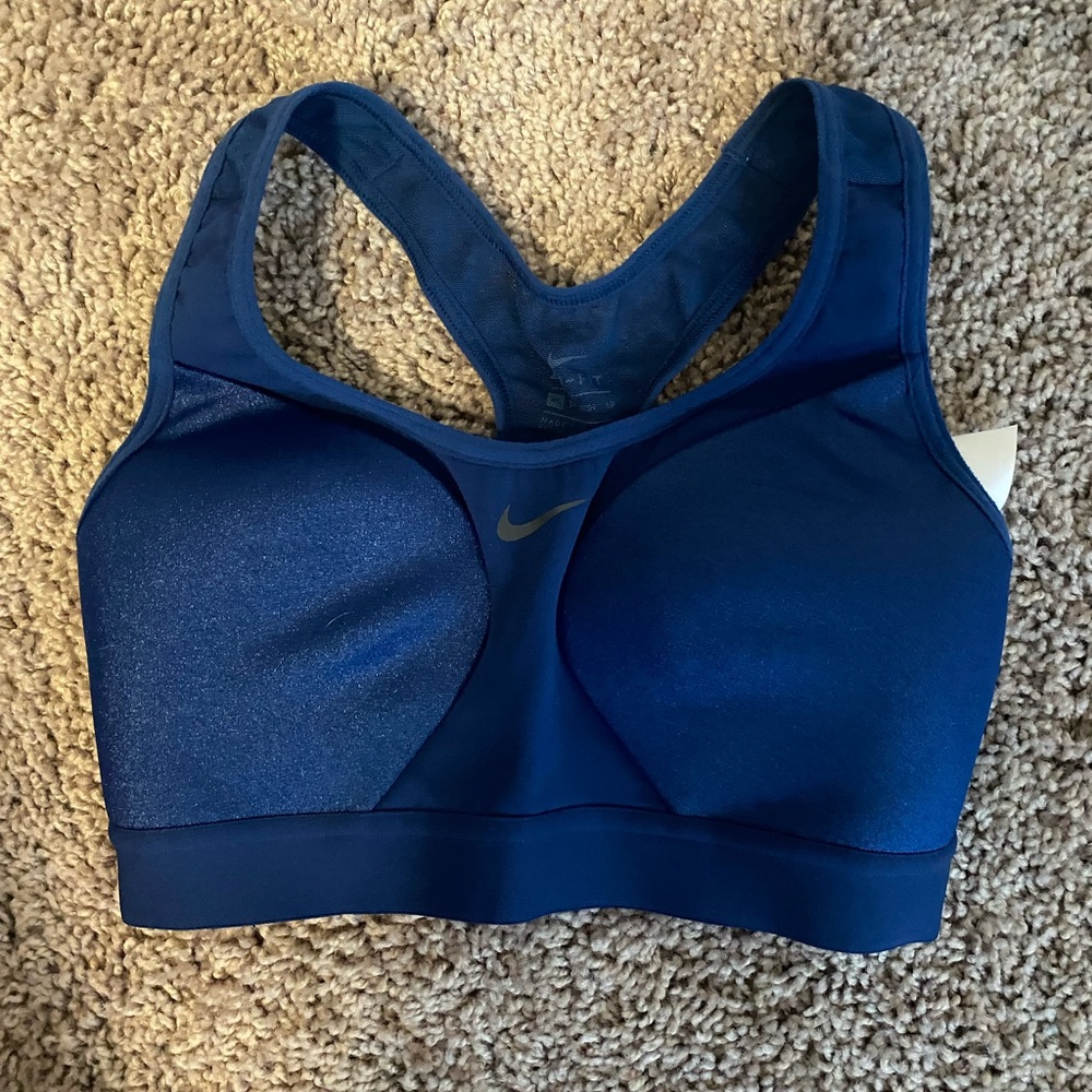 Blue Nike Sports Bra